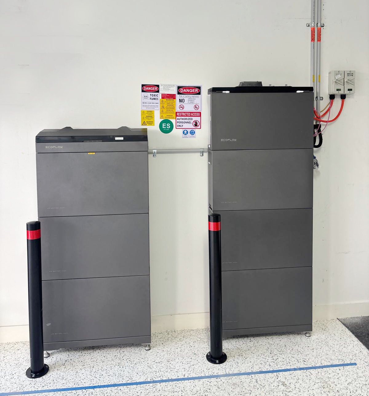 Battery energy storage equipment installed indoors